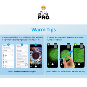 Miniverse PRO™ - iPhone/ Android Clip On Microscope