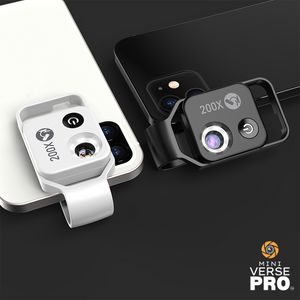 Miniverse PRO™ - iPhone/ Android Clip On Microscope