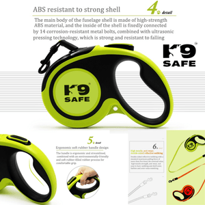 K9Safe™ - Reflective Dog Leash