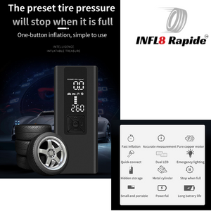 INFL8 Rapide™ - Hands Free Tire Inflator