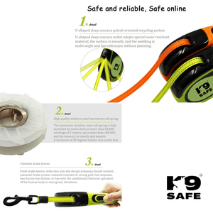 K9Safe™ - Reflective Dog Leash