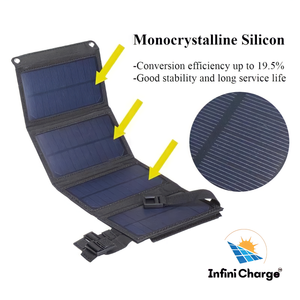 InfiniCharge™ - Solar Powered USB Charger